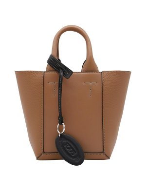 TOD'S: cross body bags - Brown Leather Crossbody Bag