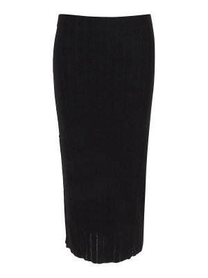 JACQUEMUS: Knee length skirts & Midi - Black Skirt