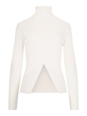 P.A.R.O.S.H.: Rollkragenpullover  und Polo-Ausschnitt - Rollkragenpullover - Weiß
