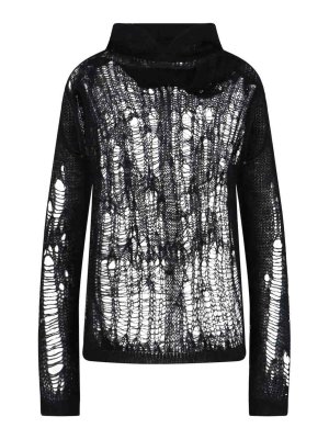 RICK OWENS: Rollkragenpullover  und Polo-Ausschnitt - Rollkragenpullover - Schwarz