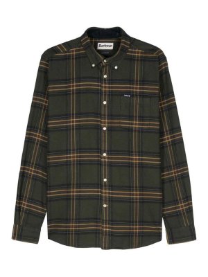 BARBOUR: shirts - Portsdown Checkered Cotton Shirt