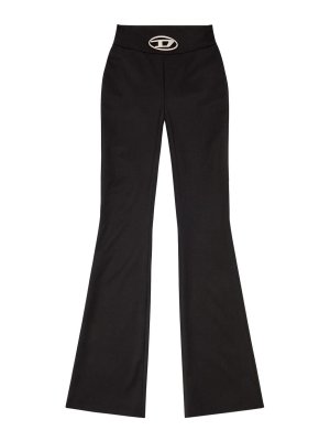 DIESEL: Pantalons élégants - Pantalon Couturier - Noir