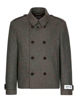 Dries Van Noten ショートコート - グレー | 232020205379802