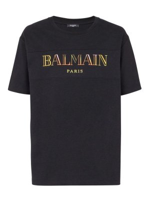 Balmain: Tシャツ - Tシャツ - マルチカラー