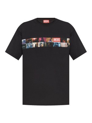 DIESEL: t-shirts - Printed T-shirt