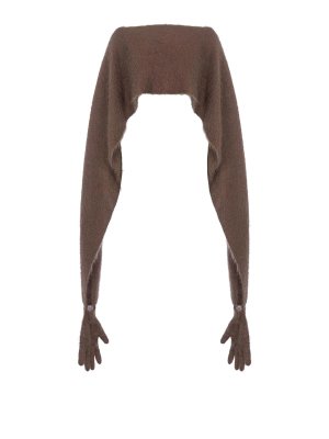 MOSCHINO: スカーフ - スカーフ - ブラウン