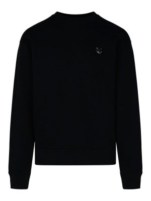 MAISON KITSUNÉ: Sudaderas y suéteres - Sudadera - Negro