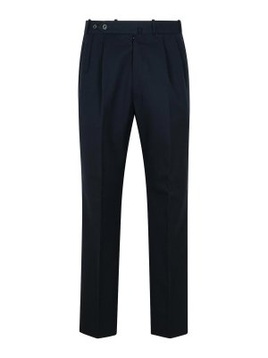 Maison Margiela: Pantalones casual - Pantalón Casual - Azul Oscuro