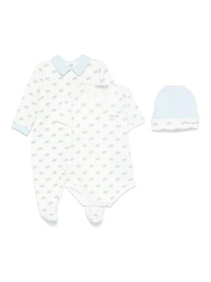 GOLDEN GOOSE: jumpsuits - Kids Elephant-Print Babygrow Set