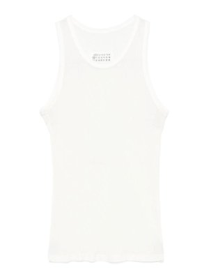 Maison Margiela: Top e canotte - Canotta in seta