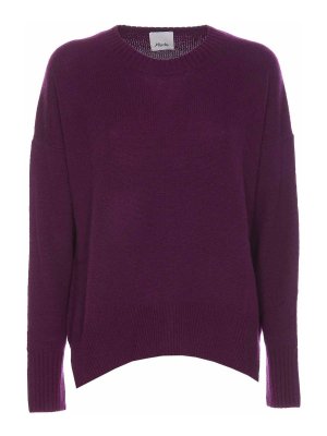 ALLUDE: クルーネック - クルーネック - 紫