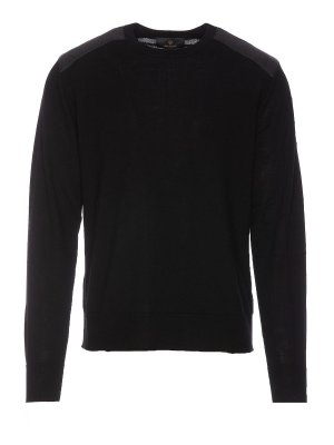 BELSTAFF: maglia collo rotondo - Maglione nero