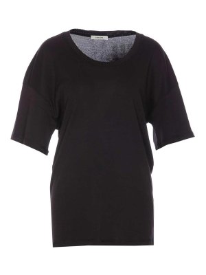 【送料&関税込】MM6 Maison Margiela T-shirt MM6 Maison Margiela Numbers-motif T-shirt | Black | FARFETCH