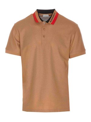 BURBERRY: polo shirts - Camel Polo