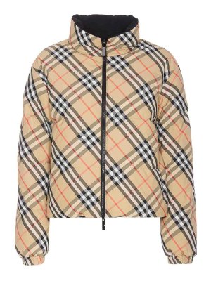 ジャケット BURBERRY Women Jackets 8093888 Beige Quilted padded jacket in beige - Burberry | Mytheresa