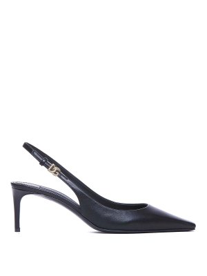 DOLCE & GABBANA: scarpe décolleté - Slingback con logo