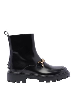 TOD'S: ankle boots - Leather Booties