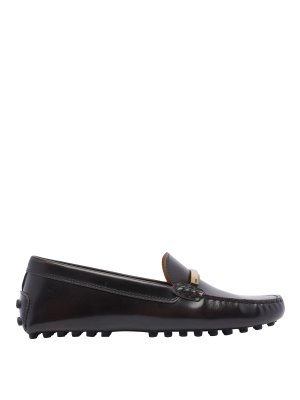 TOD'S: Loafers & Slippers - Black Gommino Loafers
