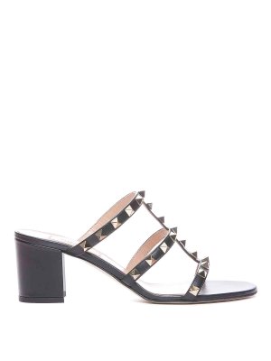 VALENTINO GARAVANI: scarpe décolleté - Sandali con pompa Rockstud
