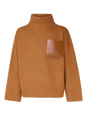J.W. ANDERSON: Rollkragenpullover  und Polo-Ausschnitt - Rollkragenpullover - Braun
