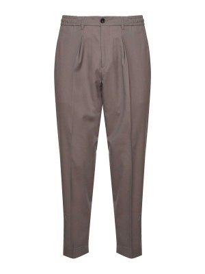 BEABLE: Pantalons casual - Pantalons Décontractés - Beige