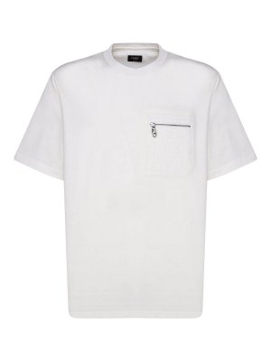 FENDI: t-shirts - T-Shirt In Jersey