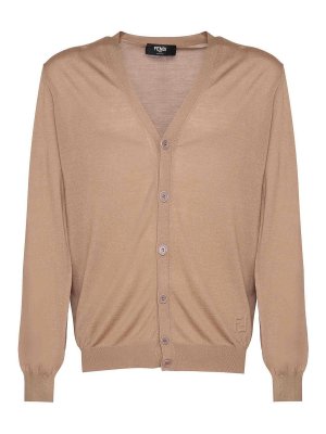 FENDI: cardigans - Cardigan In Light Wool