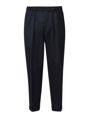 MICHAEL COAL: casual trousers - Tk America Double Pleated Trousers