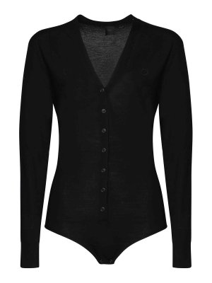 Pinko: Tops & Tank tops - Collarino Body In Light Wool