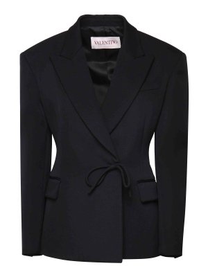 VALENTINO GARAVANI: blazers - Virgin Wool Slim-Waisted Blazer