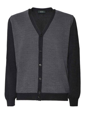 ZANONE: Cardigans - Cardigan - Gris