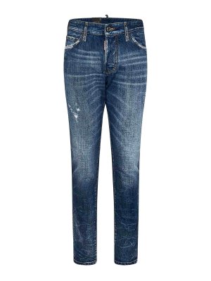 DSQUARED2: Bootcut - Bootcut Jeans - Blau