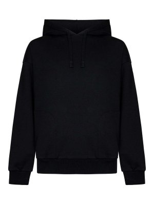 Balmain Lips Print Hoodie - Black - Men | DH0JT047GE07EAB