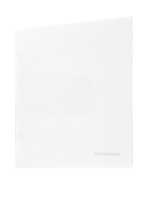 DSQUARED2: ties & bow ties - White Cotton Pocket Square