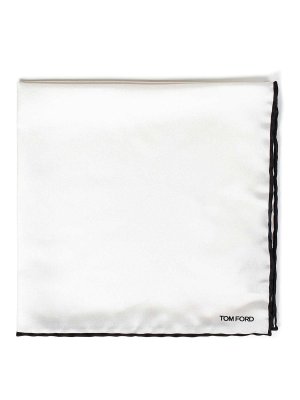 TOM FORD: Corbatas y pajaritas - Corbata - Blanco