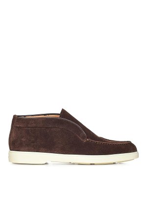 SANTONI: ブーティー - アンクルブーツ - ブラウン
