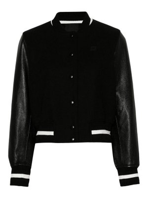 GIVENCHY: Chaquetas Bomber - Chaqueta Bomber - Negro