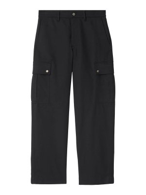 BURBERRY: Pantalons casual - Pantalons Décontractés - Noir