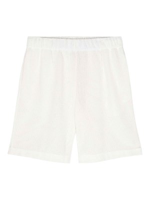 BLUE SKY INN: pantaloni shorts - Pantaloncini in maglia waffle
