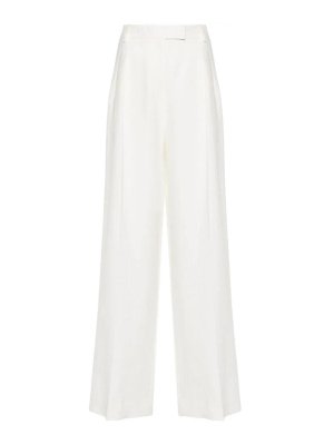 THE ROW: カジュアルトラウザー - カジュアルパンツ - 白