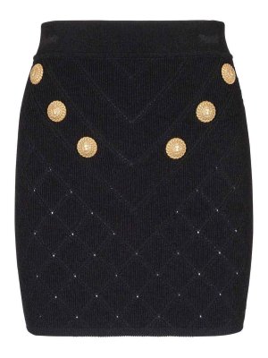 Balmain: ボートネック - ボートネック - 黒