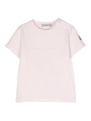 MONCLER: Tシャツ - Tシャツ - 黒