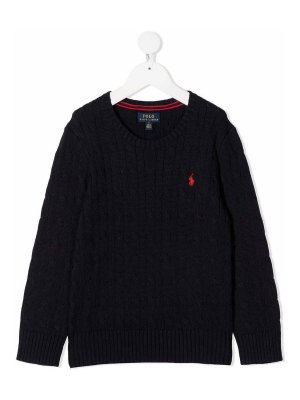 POLO RALPH LAUREN: クルーネック - クルーネック - 黒