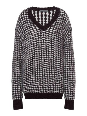 ALBERTA FERRETTI: boat necks - Mohair blend sweater