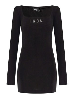 DSQUARED2: knee length dresses - Midi dress