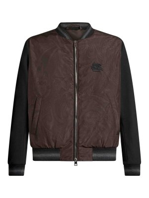 ETRO: Chaquetas Bomber - Chaqueta Bomber - Negro