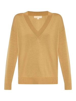 MICHAEL KORS: Pull col rond - Pull Col Rond - Beige