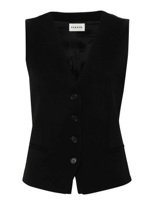 P.A.R.O.S.H.: Gilets - Gilet - Noir