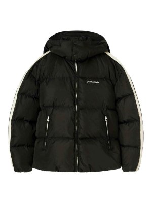 Palm Angels: padded jackets - Hooded Track Down Jkt