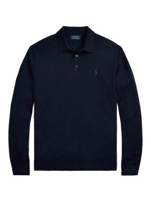 POLO RALPH LAUREN: クルーネック - クルーネック - ダークブルー
